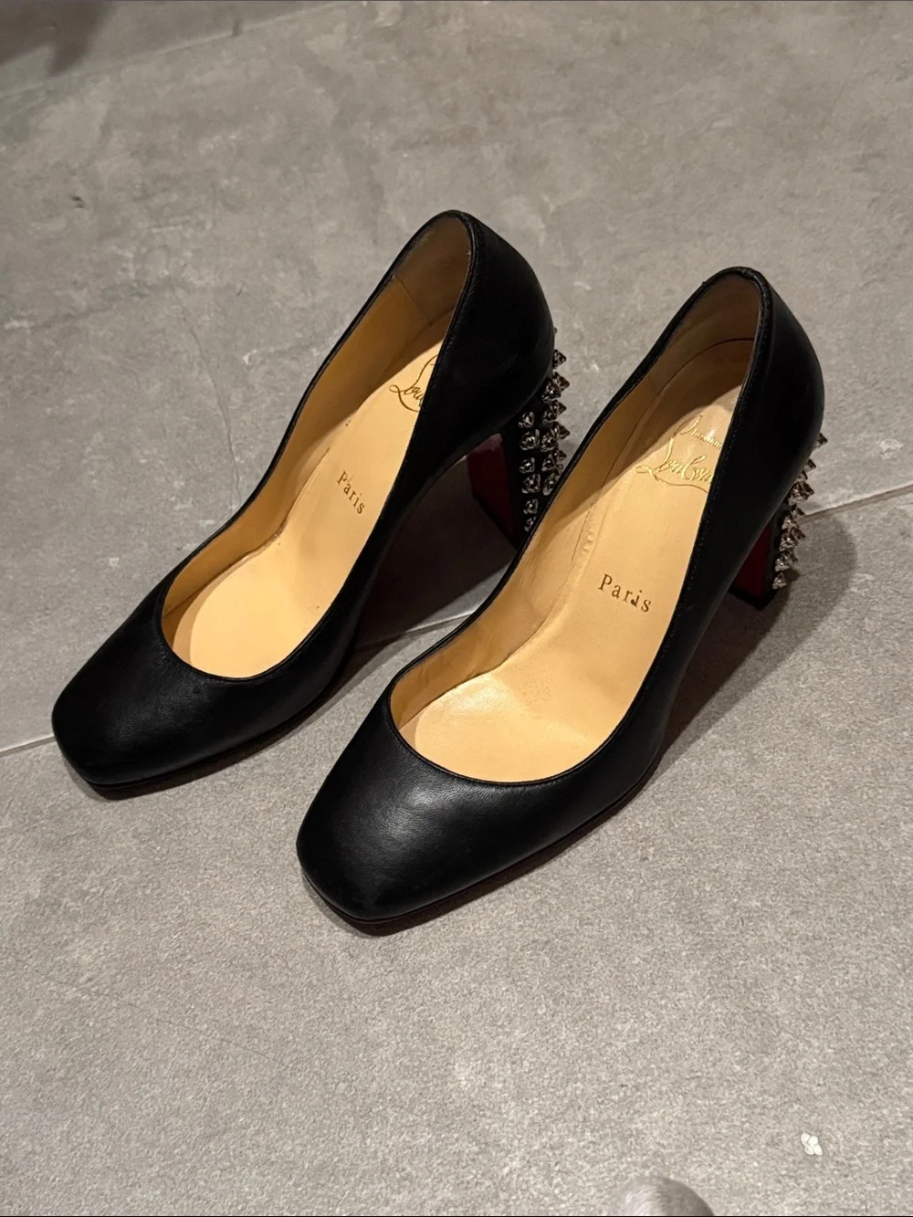 Studded Christian Louboutin Heels size 36